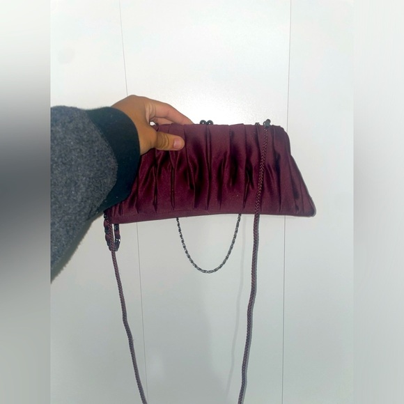 LUX🍷clutch bag wristlet shoulder bag evening bag wedding bag vintage formal bag - Picture 13 of 13